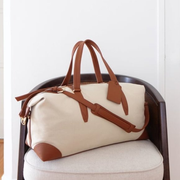 Henny + Lev - THE DUFFLE SET - Rachel Zoe Box of Style, Canvas Weekender & Pouch - Picture 10 of 14